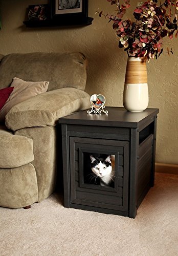 New age discreet litter box furniture side table.