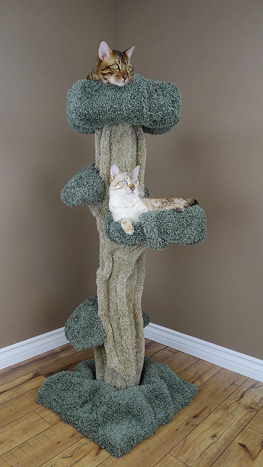 Carpeted Cat Tree That Looks Like A Real Tree