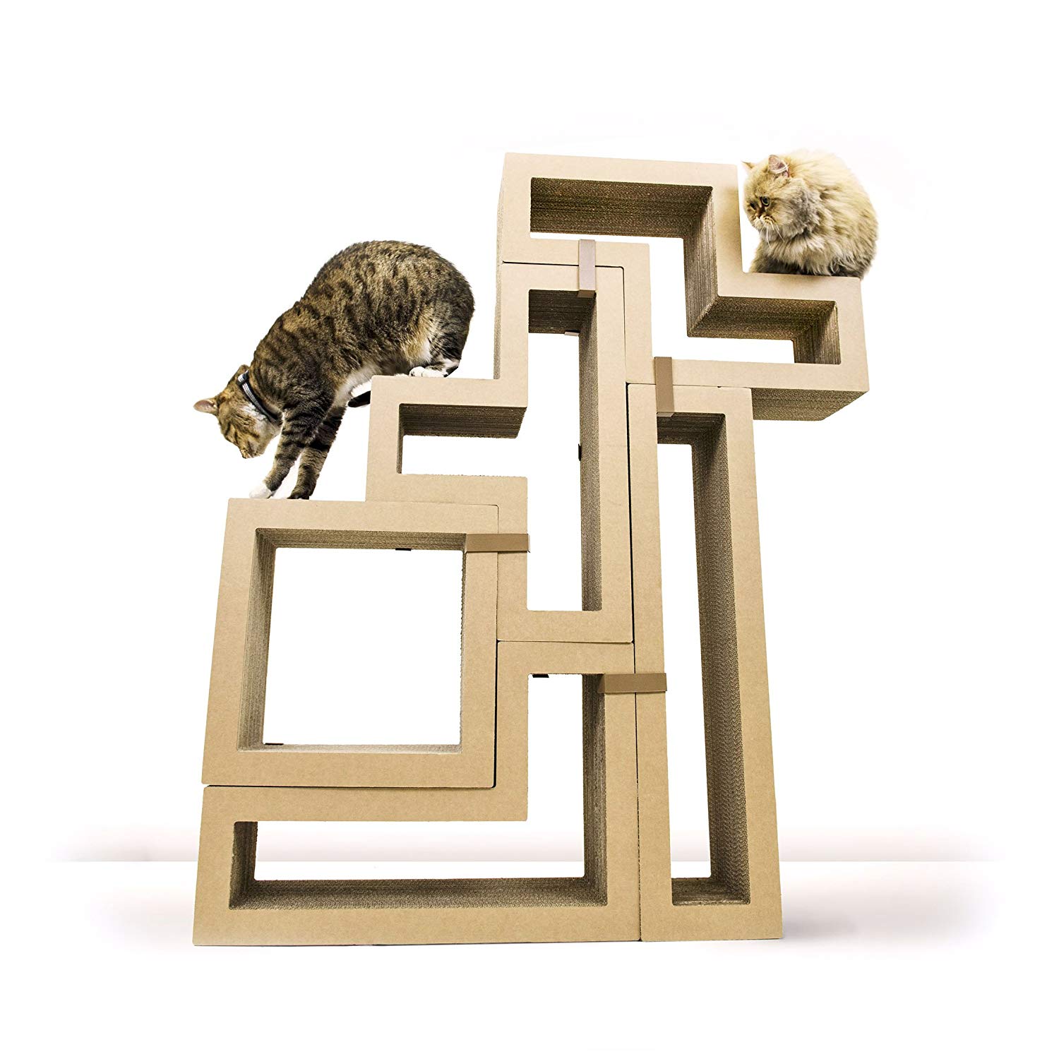 Tetris Inspired Modular Cat Tree