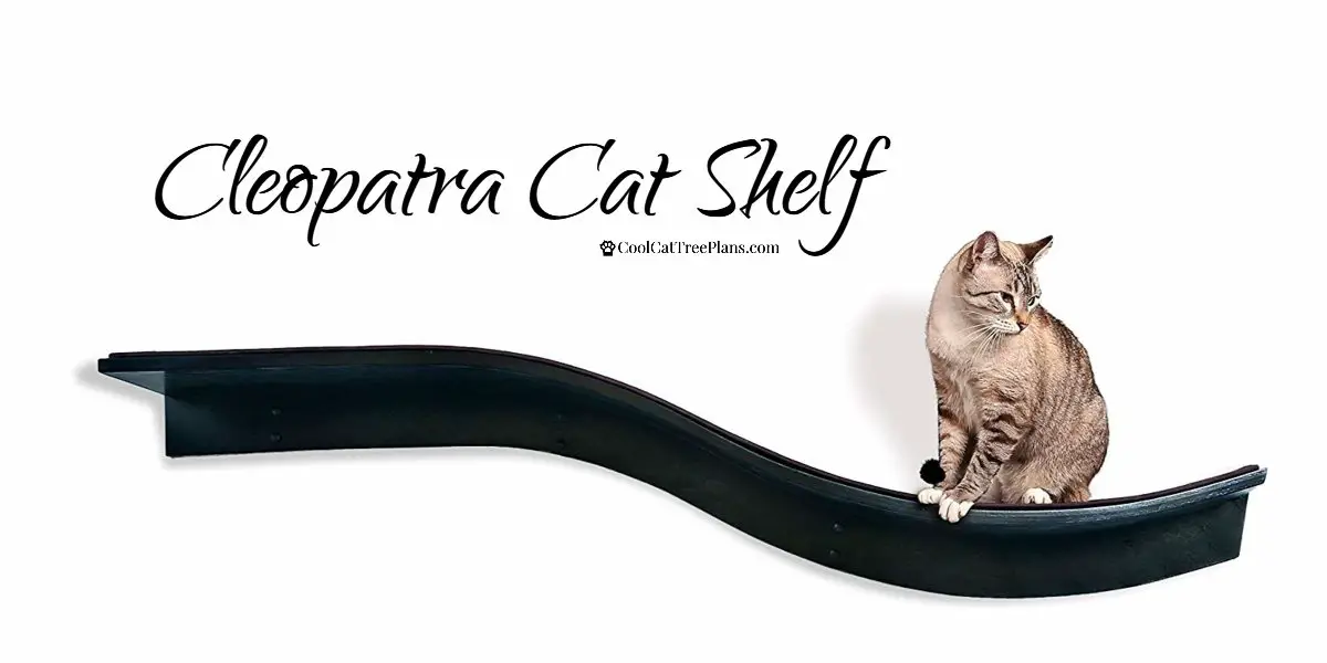 Cleopatra Cat Tree - Check out this elegant Cleopatra cat tree and cat shelf system (also known as the Refined Lotus Cat Tower) It's super stylish with is S-curve design. Easy to clean and modern doesn't collect hair. How COOL is that?