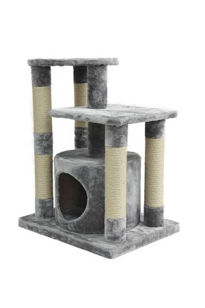 This cheap two-tiered cat tree for large cats is a great example of a good find for a good price.