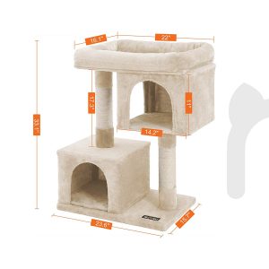 The dimensions on this Feandrea cat tree.