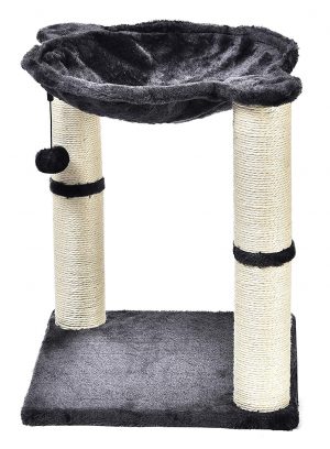 This cat tree furniture has a great hammock and scratching posts.