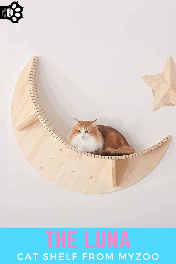The Luna Cat Shelf from MyZoo is an excellent and beautiful addition to any house.