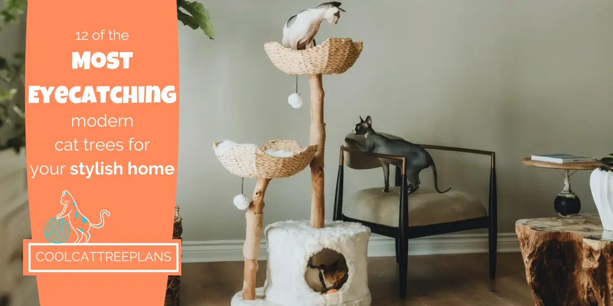 12 Of The Best Eye-Catching Modern Cat Trees For Your Stylish Home