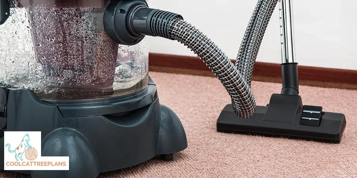 Cleaning the carpet on your cat tree is a the easiest first step to cleaning up any cat tree.